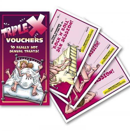 Triple X Voucher Coupon Book (Package of 4)