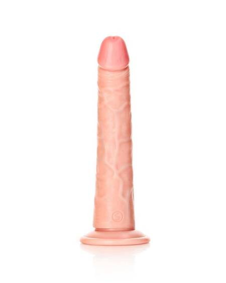 Realrock 8in Slim Dildo w/Suction Beige