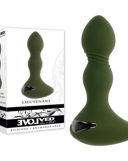 Evolved Lieutenant Vibrating Silicone Anal Plug