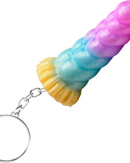Mystique Unicorn Silicone Keychain