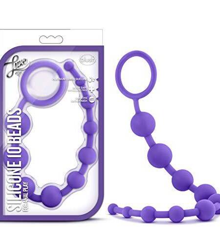 Blush Luxe Silicone Beads 10 Purple