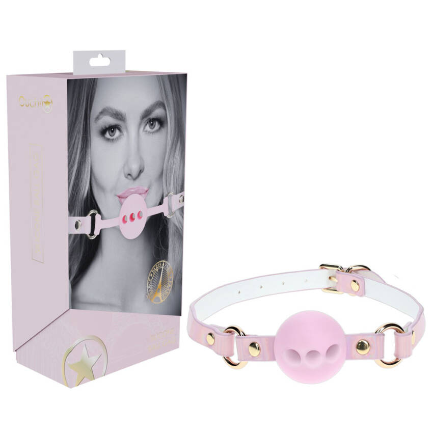 OUCH! PARIS Silicone Ball Gag - Pink