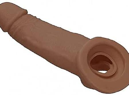 Realrock Penis Sleeve 9 inch Tan