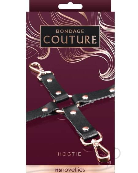 Bondage Couture Hog Tie - Black