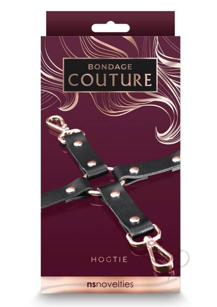 Bondage Couture Hog Tie - Black