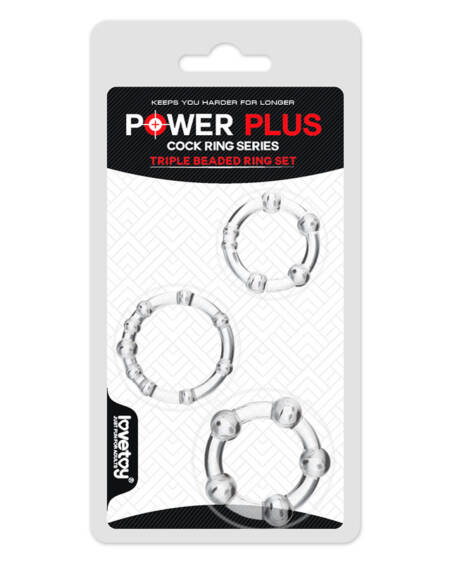 Power Plus Triple Cock Penis Rings | Set of 3