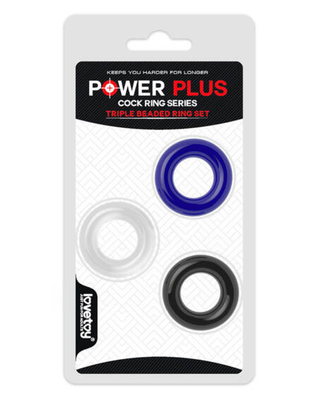 Power Plus Triple Donut Ring Set