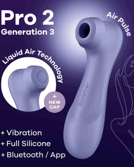 Satisfyer Pro 2 Generation 3 with App Control - Lilac