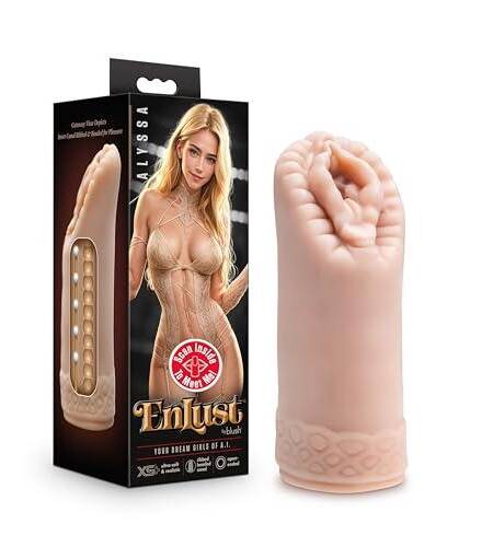 Blush Enlust Molly - AI Male Masturbator - Tight & Ribbed Canal Stroker