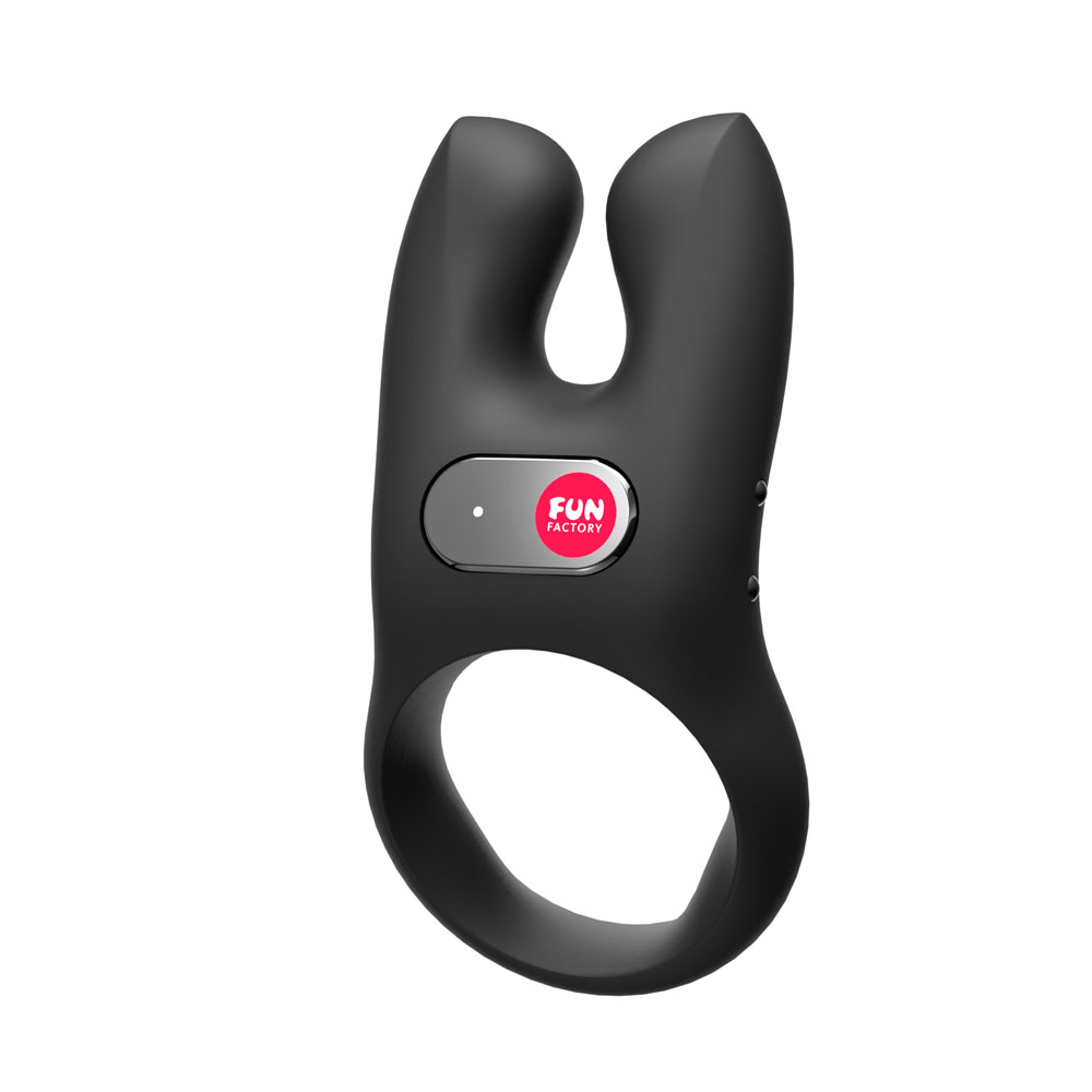 Fun Factory Nō̄s - Cock Ring for Couples with Clitoris Vibrator - Sync Your Orgasms