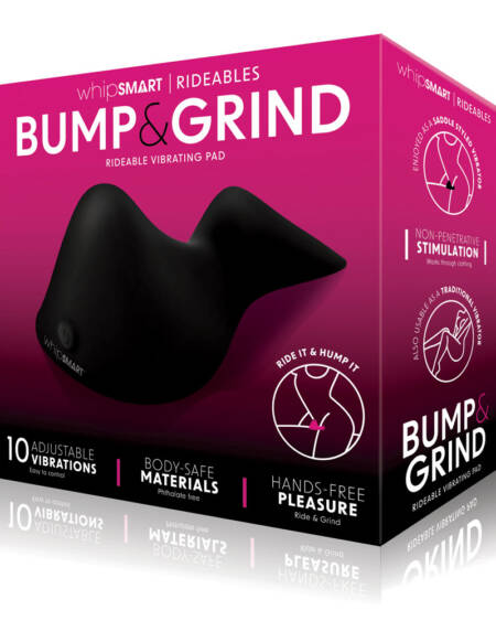 Whipsmart Bump & Grind Vibrator Black 12 x 8 cm