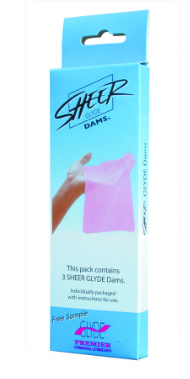 Oral sheer dam 3 piece - Mixed Flavours
