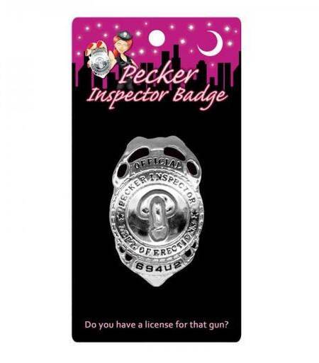 Official Pecker Inspector Badge
