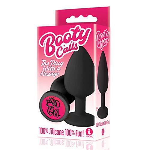 The 9 S Booty Call Silicone Butt Plug Black Bad Girl
