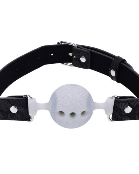 Sex & Mischief Lace Silicone Breathable Ball Gag