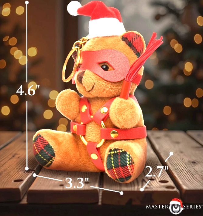 Master Series Holiday Bear Brown Keychain