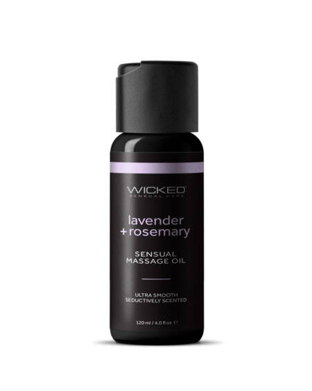 Wicked Sensual Massage Oil - Lavender + Rosemary