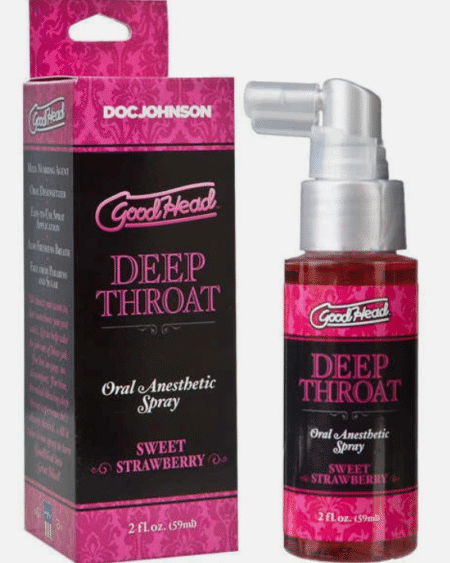 GoodHead Deep Throat Spray - Sweet Strawberry
