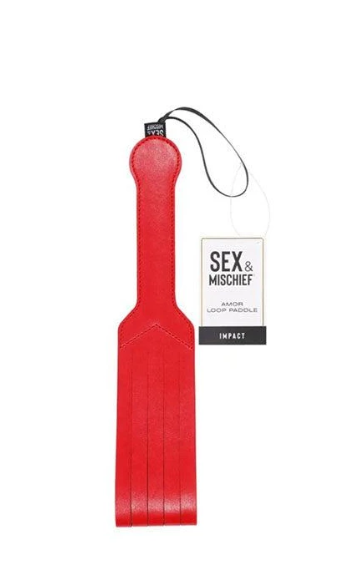 Sportsheet Sex And Mischief Amor Loop Paddle Red Paddle