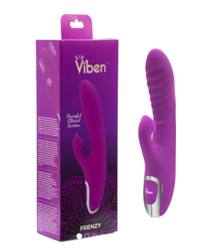 Viben Frenzy Suction Rabbit Vibe Berry