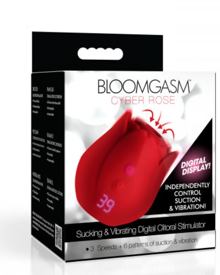 Cyber Rose Sucking & Vibrating Digital Clitoral Stimulator