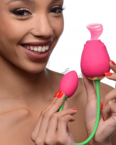 Bloomgasm Rose Duet Sucking Rose and Vibrating Rosette