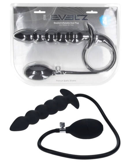 Level Z Inflatable Beaded Anal plug
