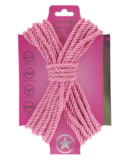 OUCH! Bondage Rope - 10 M - Pink