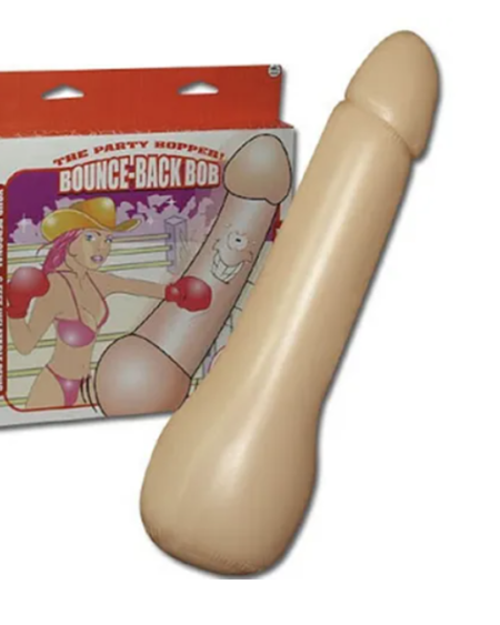 Bounce Back Bob Inflatable 6FT Punching Willy Willie Penis Pecker Party Blow Up