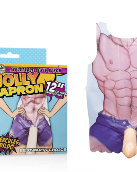 Jolly Apron Inflatable 12" Penis Bucks Night Party Gags & Tricks Hercules Peni