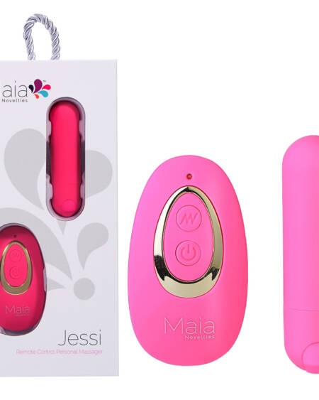 Jessi 420 Remote Control Vibrator Pink