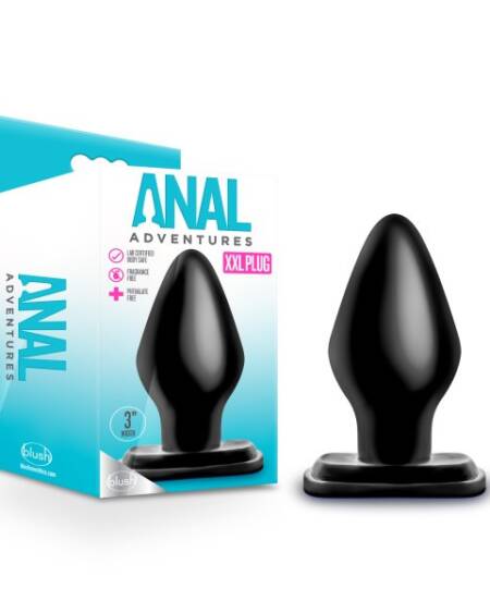 Anal Adventures XXL Plug - Black