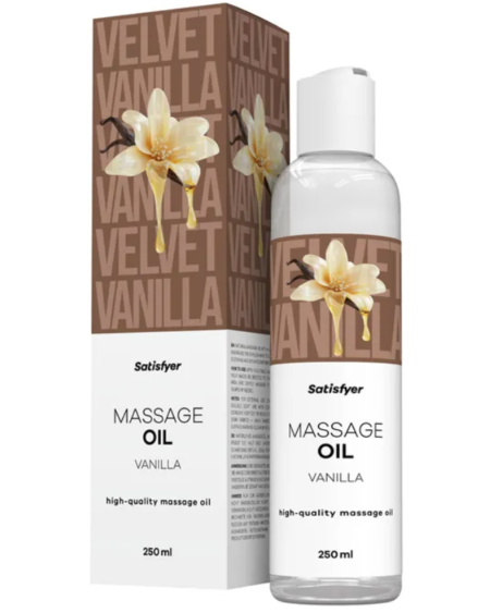 Satisfyer Massage Oil 250 ml Vanilla
