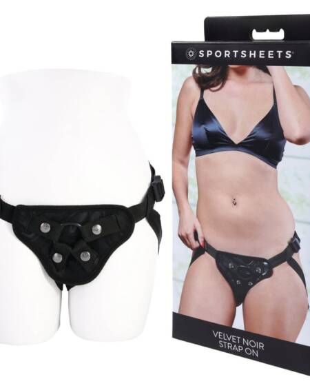 SPORTSHEETS Velvet Noir Strap On