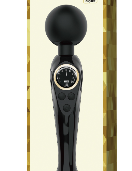 Skyler Rechargeable Body Wand Massager Black