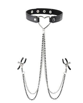 Sportsheets Collar and Nipple Clamps