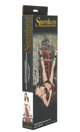 Sportsheet Expandable Spreader Bar & Cuffs Set