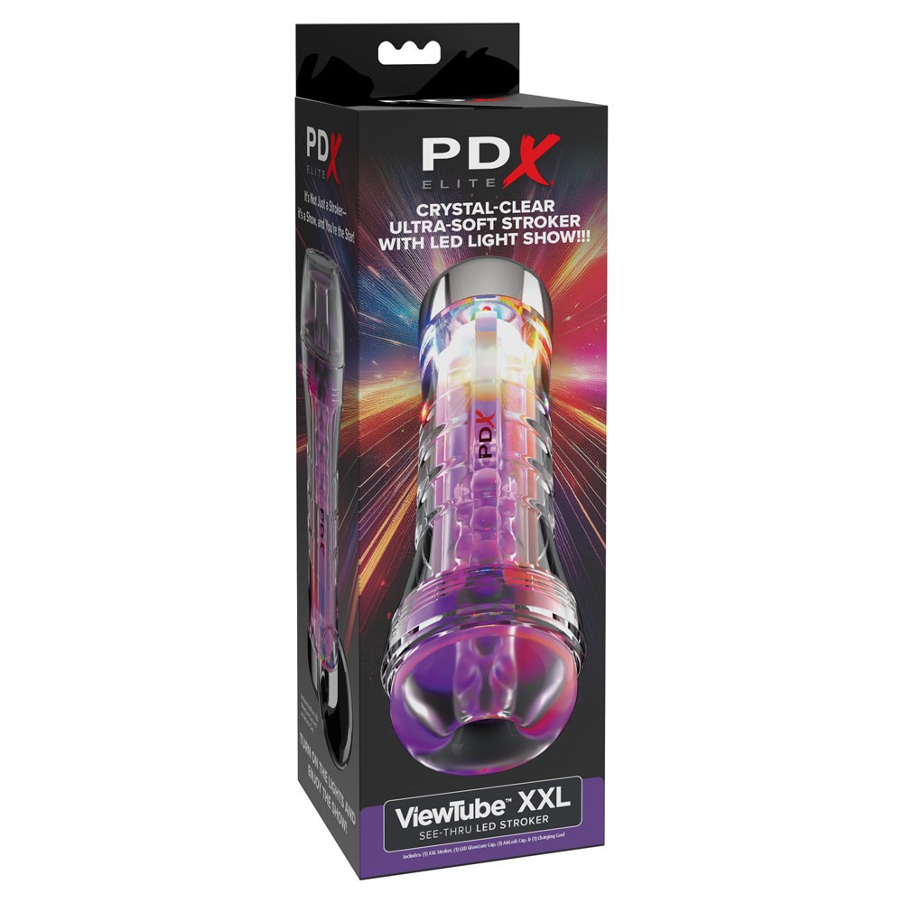 PDX Elite ViewTube XXL LED Stroker