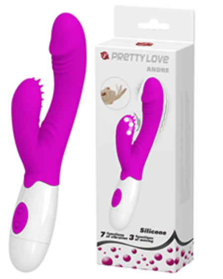 Rabbit Vibe "Andre" Purple & White Copy