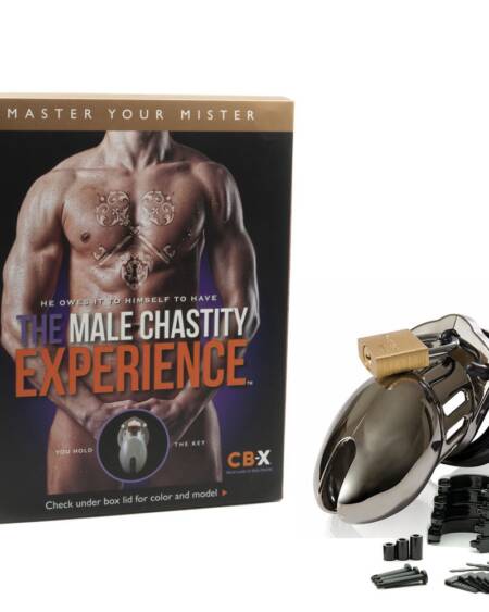Chastity Cock Cage Kit - Chrome
