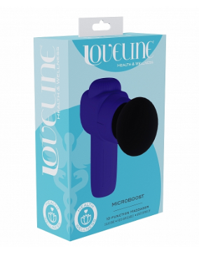 Loveline - MicroBoost Massager - 10 Function - Vibrating - Waterproof - Purple