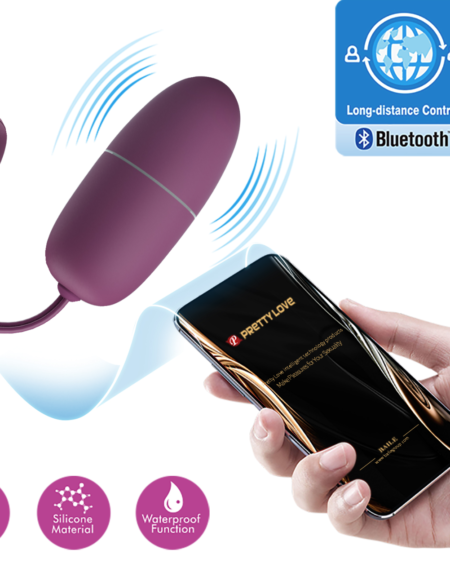 NYMPH (PUR) - Mobile App Control 12 Vibration Settings