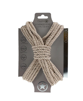 OUCH! Bondage Rope - 10 M - Gold