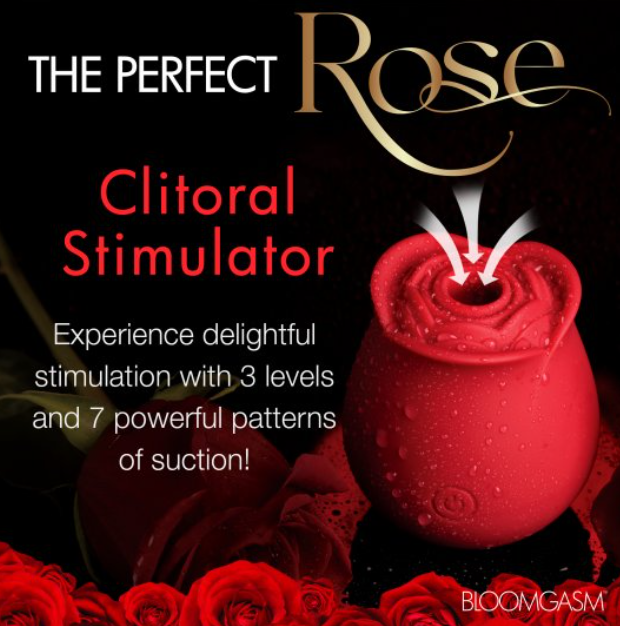 Bloomgasm - The Perfect Rose Clitoral Stimulator - Red