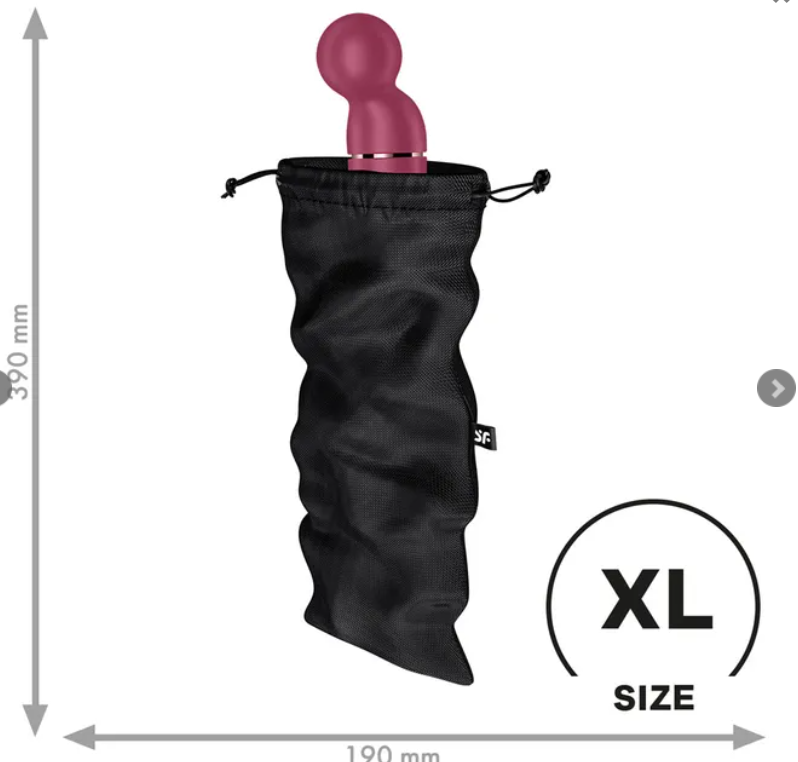 Satisfyer Treasure Bag Size XL | Drawstring Storage Bag for Adult Sex Toy